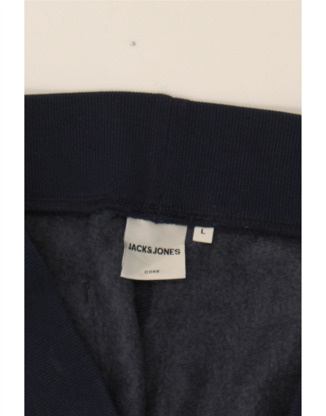 JACK & JONES Mens Core Tracksuit Trousers Joggers Large  Navy Blue Vintage Jack & Jones and Second-Hand Jack & Jones from Messina Hembry 