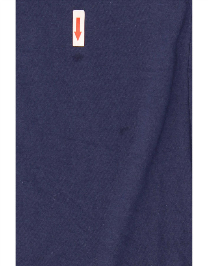 Nike grafisk t-shirt til mænd, medium marineblå bomuld