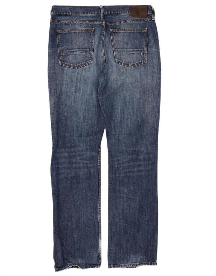 Tommy Hilfiger Herre Regular Straight Jeans W36 L34 Blå Bomuld