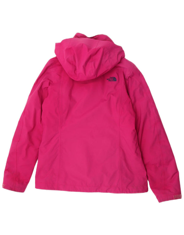 The North Face vindjakkejakke med hætte til kvinder UK 14 Medium Pink Polyester