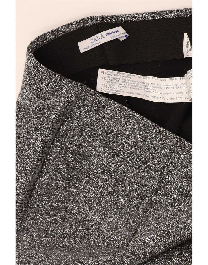 Zara Dame Trafaluc Bootcut Casual Bukser Medium W28 L30 Sølv