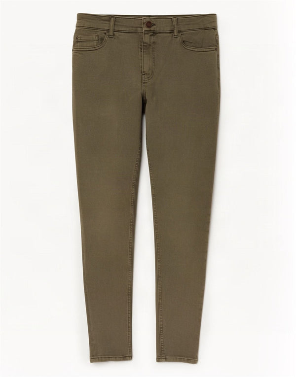 Marks & Spencer Dame The Ivy Skinny Jeans UK 14 Large W32 L28 Khaki