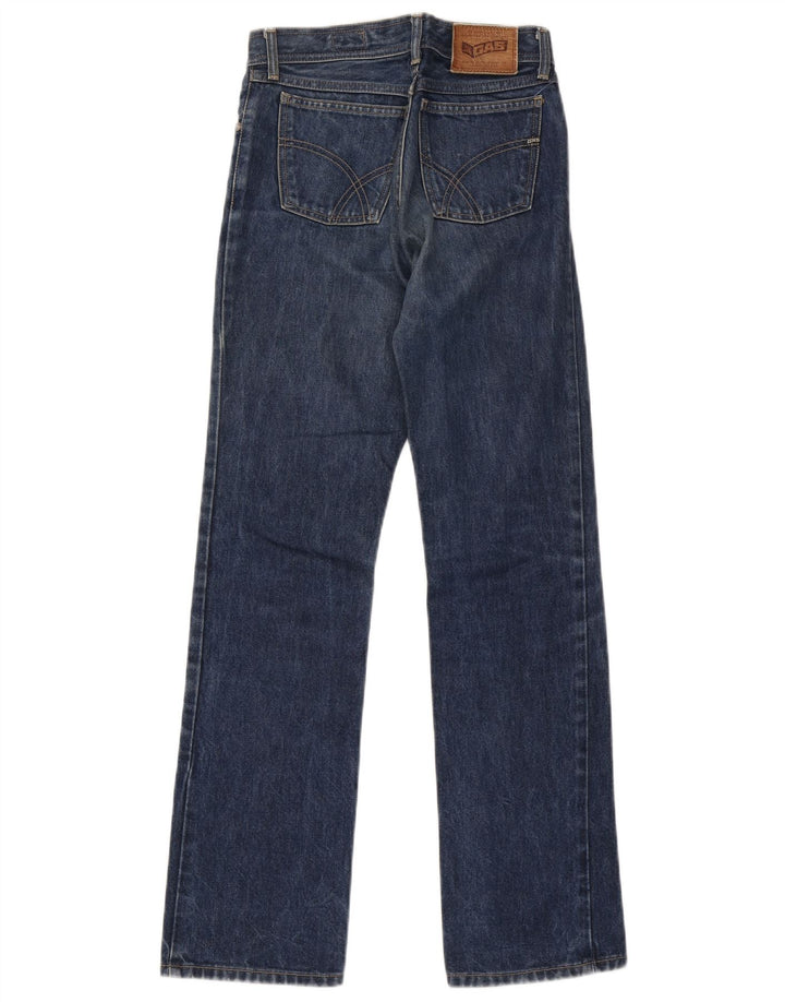 Gas Straight Jeans til kvinder W27 L31 Blå Bomuld