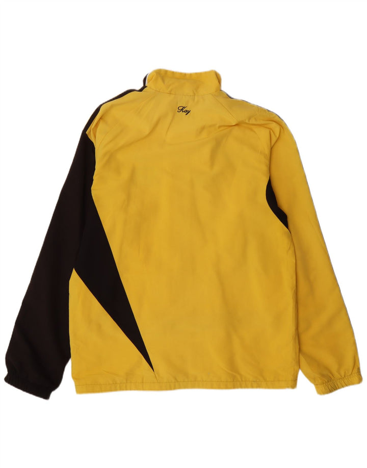 ADIDAS Træningsdragt til mænd, topjakke UK 38/40 Medium Yellow Colourblock