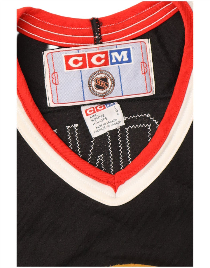 CCM NHL Herre Chicago Blachawks Tonny Amonte 10 Jersey Top Large Sort