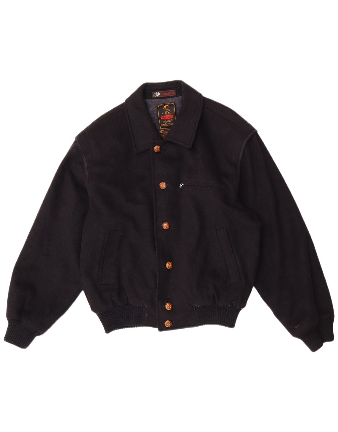 Steinbock Herre Bomber Windbreaker Jacket UK 42 XL Navy Blue