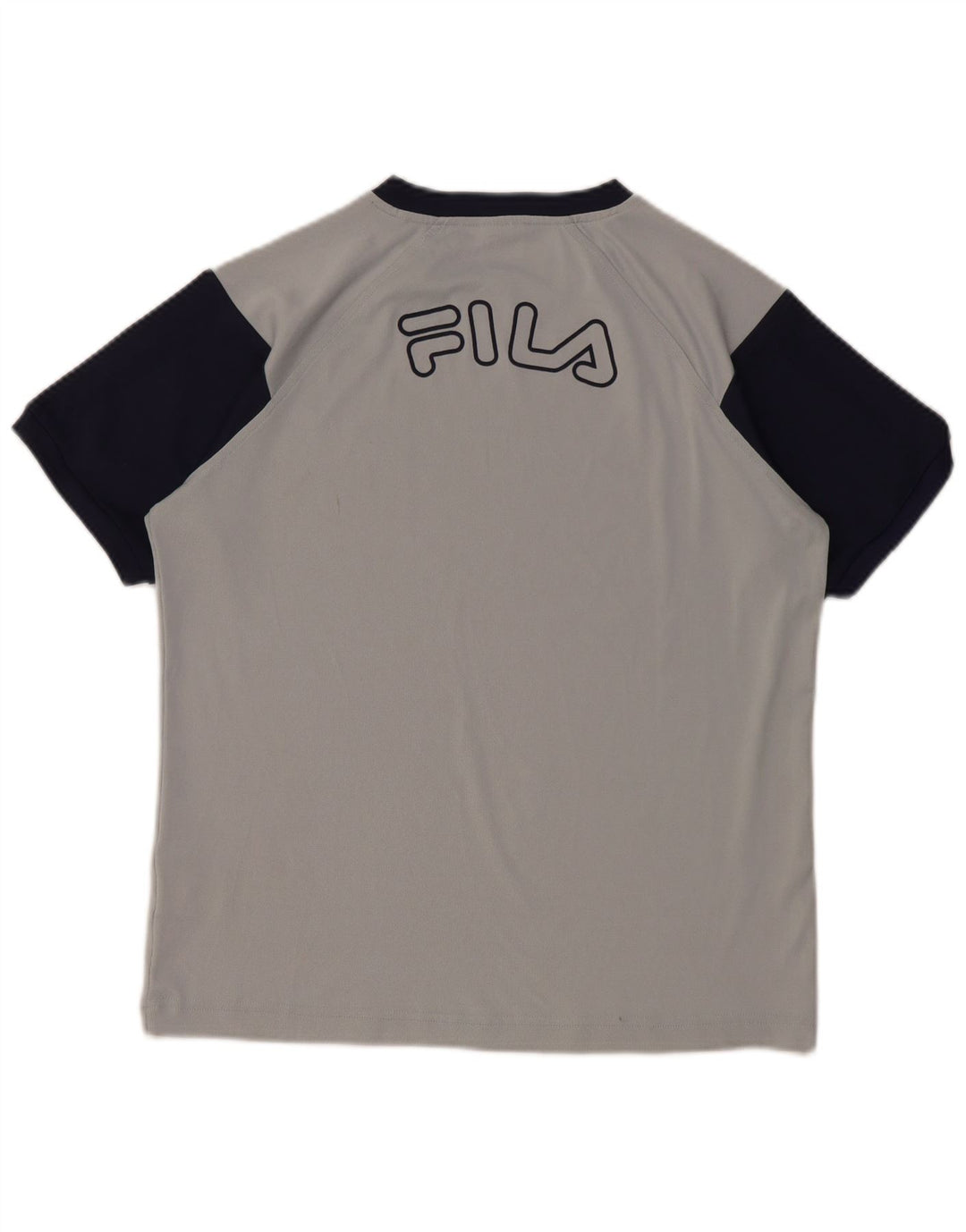 FILA Drenge Grafisk T-Shirt Top 11-12 år Medium Grå Colourblock
