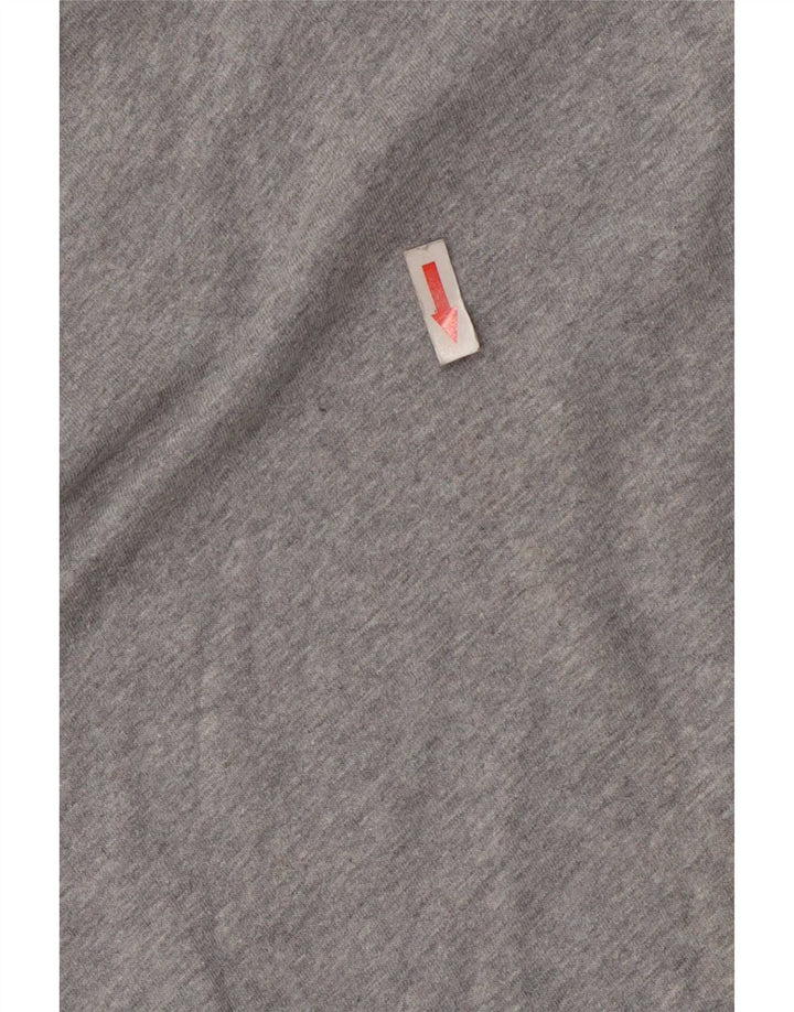 Adidas Herre Top Langærmet Medium Grey Flecked Bomuld