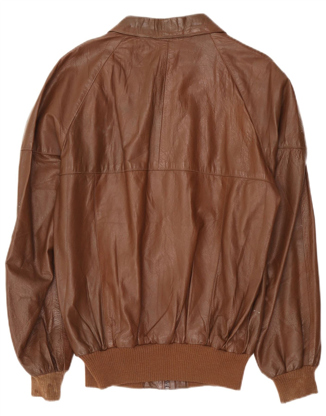 Vintage herre læderjakke UK 38 Medium Brown