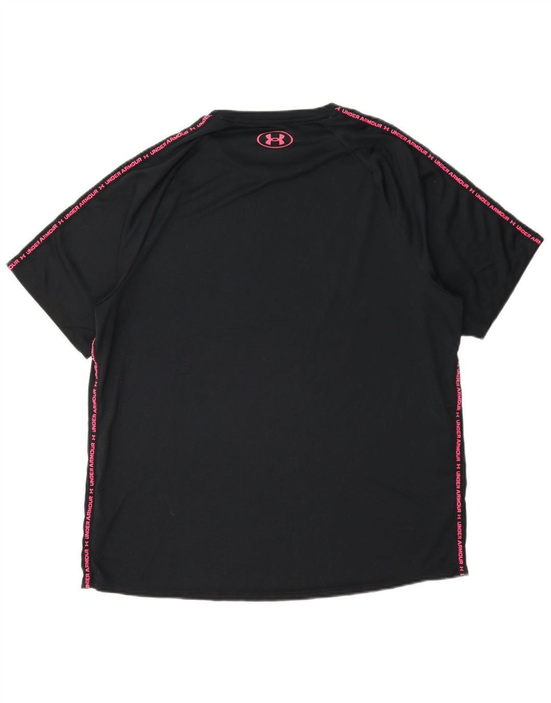 Under Armour Herre Grafisk T-Shirt Top Stor Sort Polyester