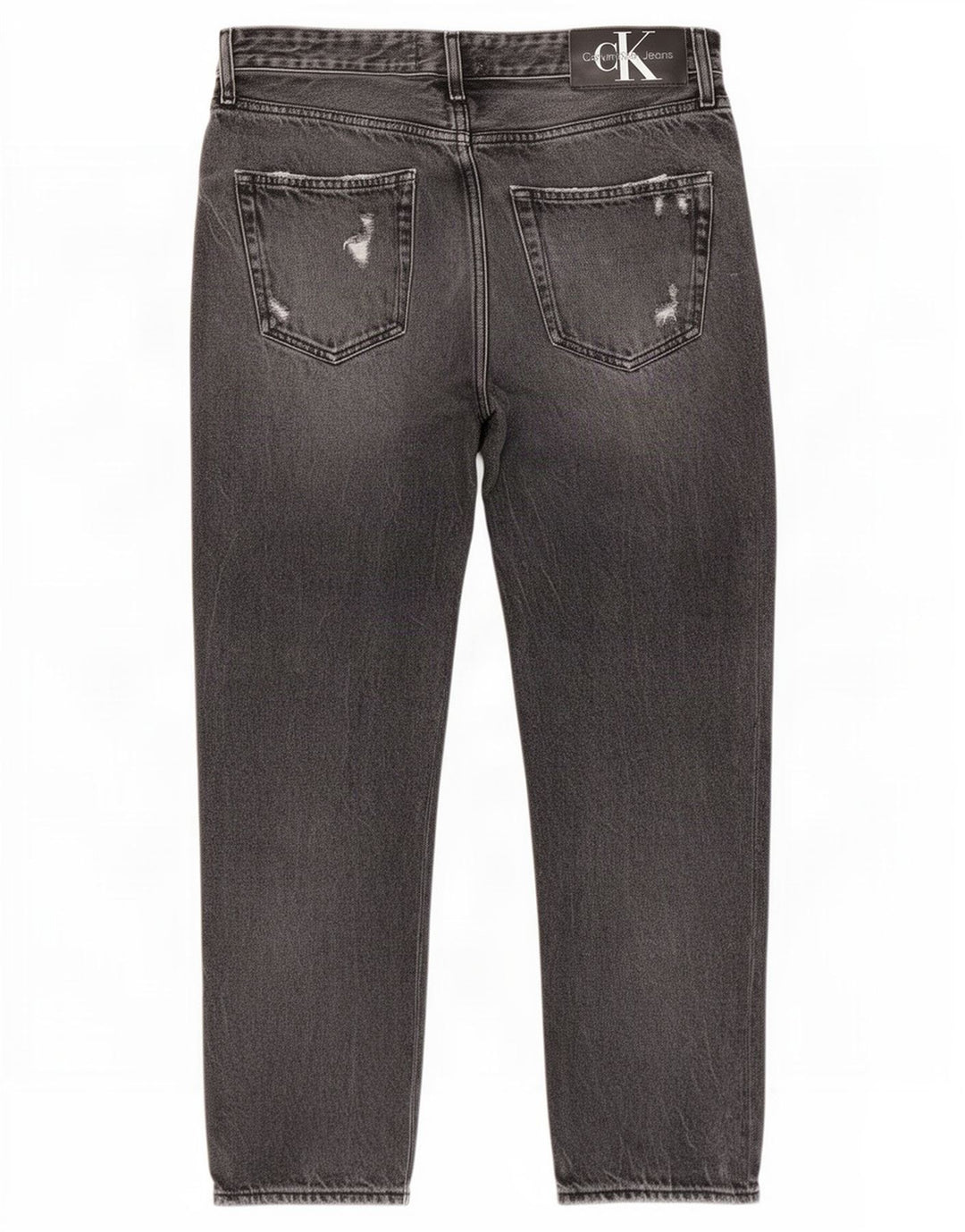 Calvin Klein Herre Distressed Slim Jeans W31 L27 Grå