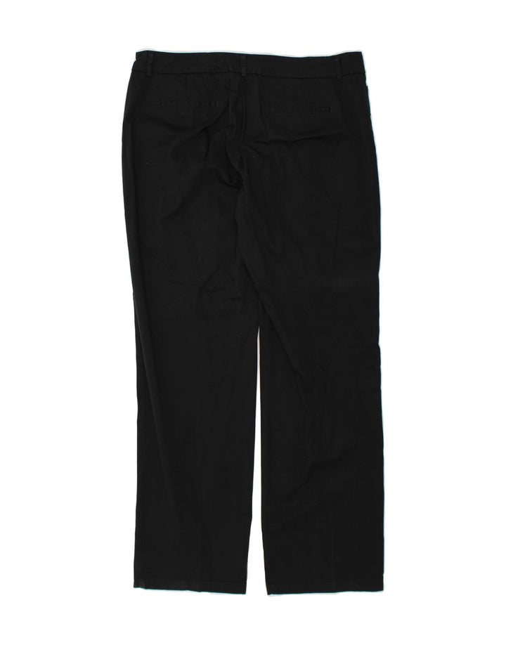 DOCKERS Womens Straight Casual Trousers W36 L33 Black Vintage Dockers and Second-Hand Dockers from Messina Hembry 