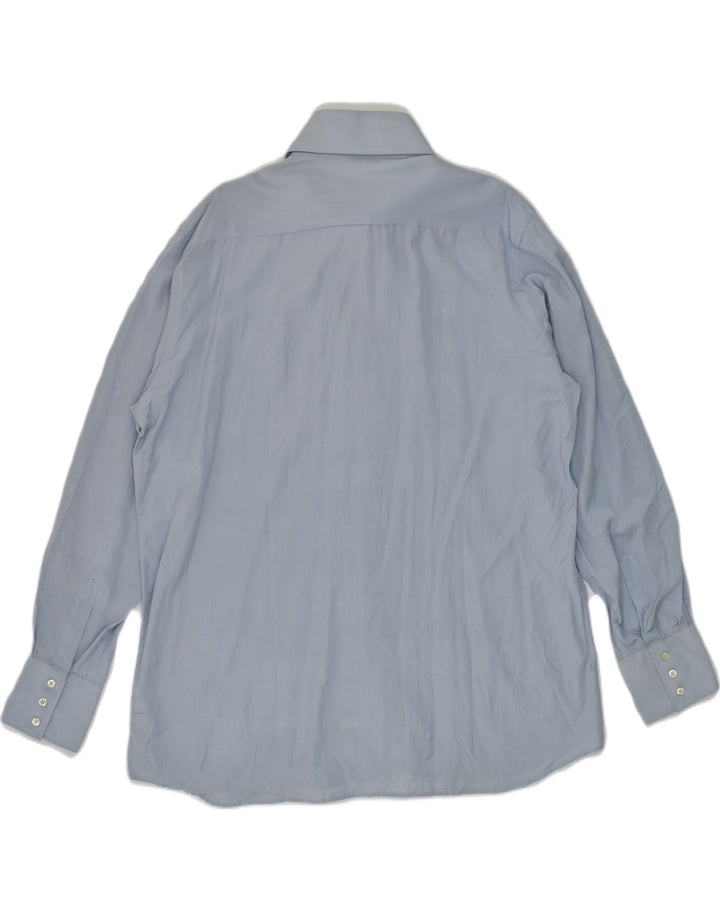 CARLO PIGNATELLI Mens Shirt Size 45 XL Blue Cotton | Vintage Carlo Pignatelli | Thrift | Second-Hand Carlo Pignatelli | Used Clothing | Messina Hembry 