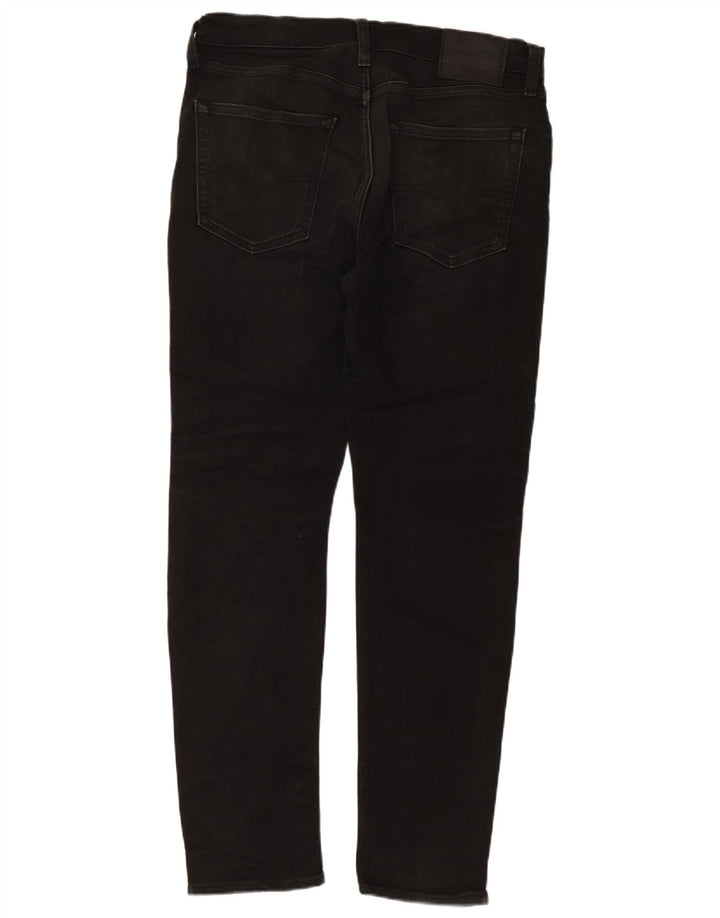Levi's Herre 512 Slim Tapered Jeans W34 L32 Sort Bomuld
