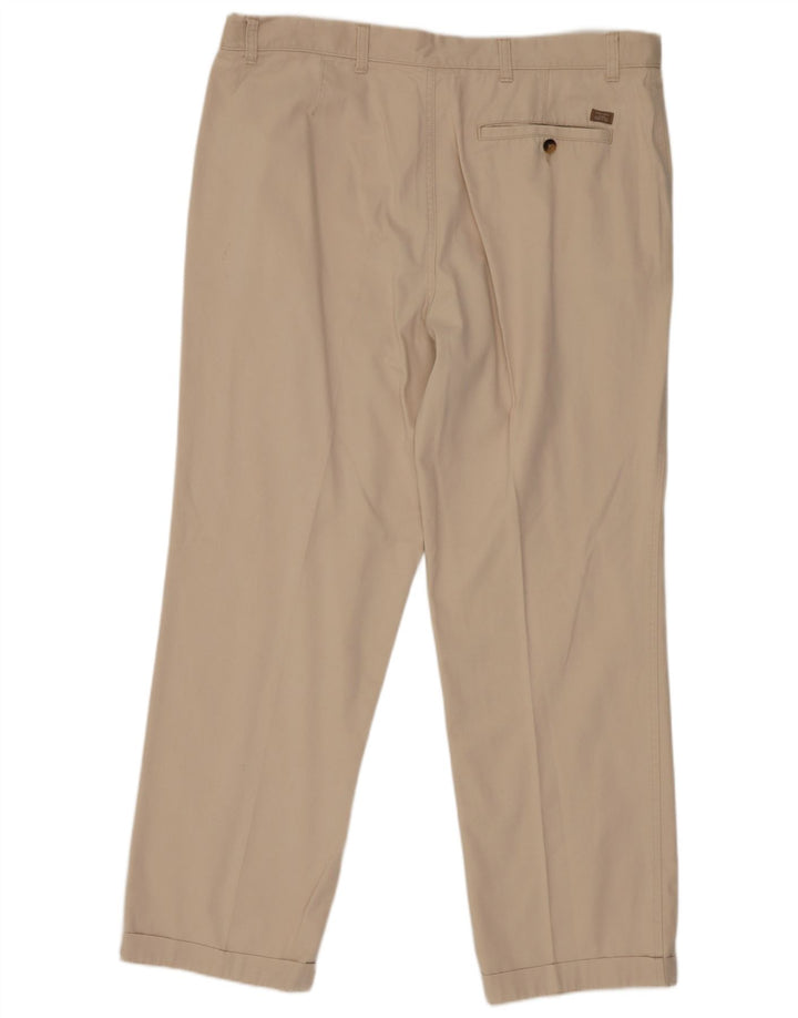 Marks & Spencer Herre Pegged Regular Chino Bukser W38 L31 Beige Bomuld