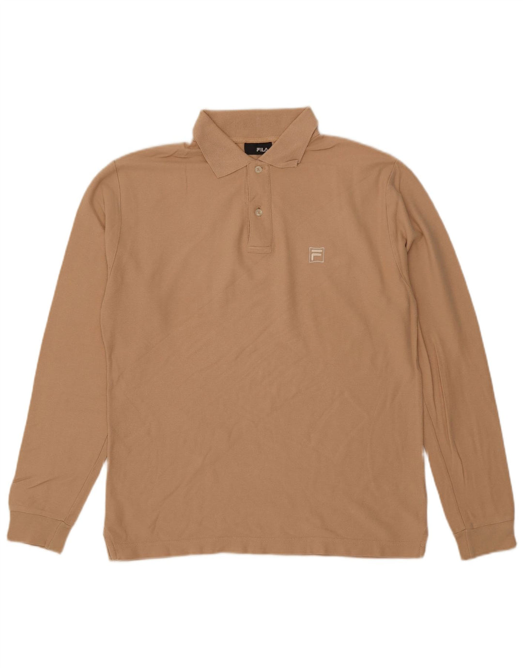 Fila Langærmet Polo Shirt til mænd Medium Beige Bomuld