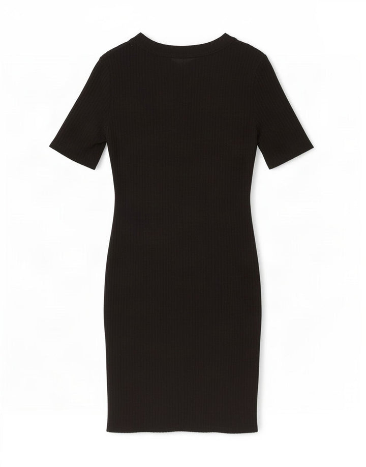 Zara Womens Bodycon Dress UK 10 Small Black