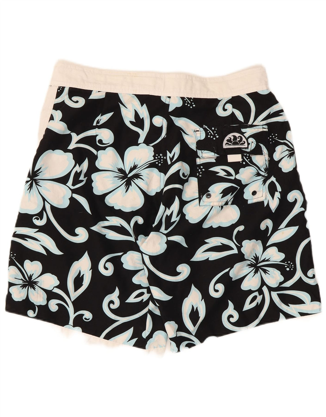 Sundek Herre badeshorts IT 50 Large Black Floral Polyester