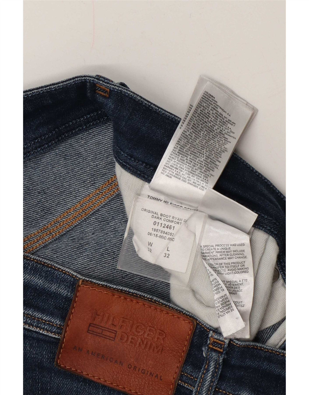 Tommy Hilfiger Herre Bootcut Jeans W32 L32 Blå Bomuld