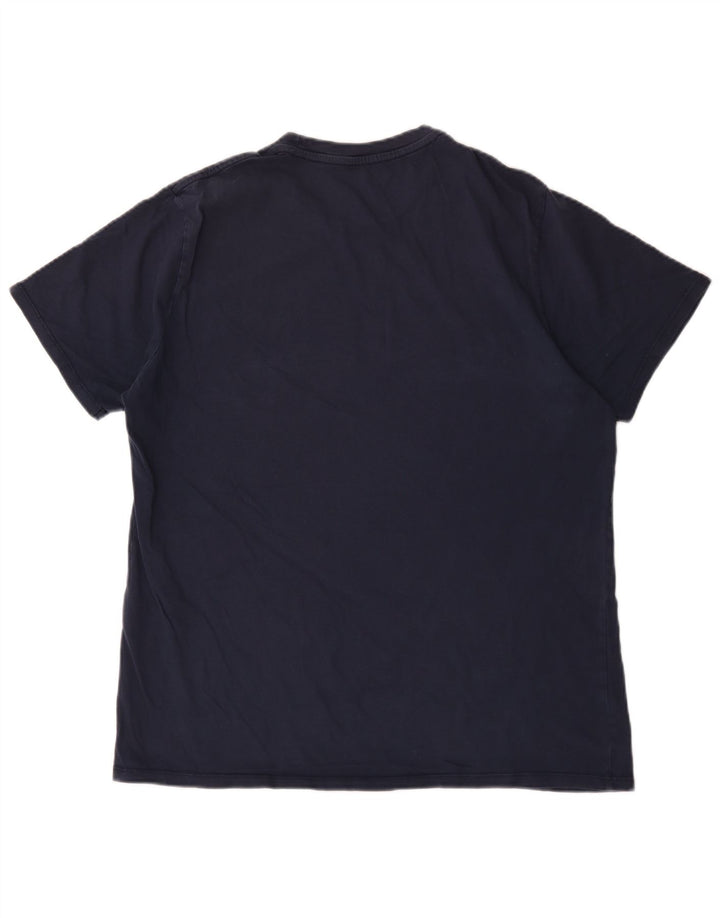Levi's Herre grafisk T-shirt top XL marineblå bomuld
