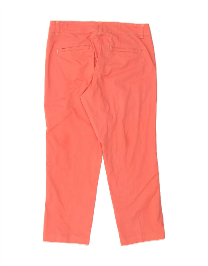 LEE Womens Straight Cropped Trousers US 6 Medium W32 L25 Pink Cotton Vintage Lee and Second-Hand Lee from Messina Hembry 