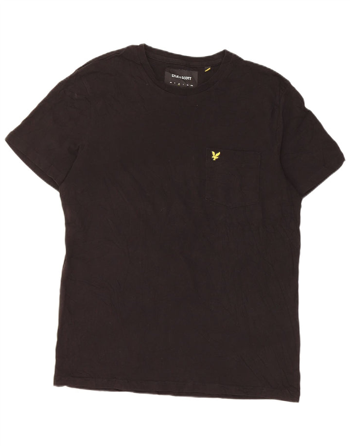 Lyle & Scott Herre T-shirt Top Medium Sort Bomuld