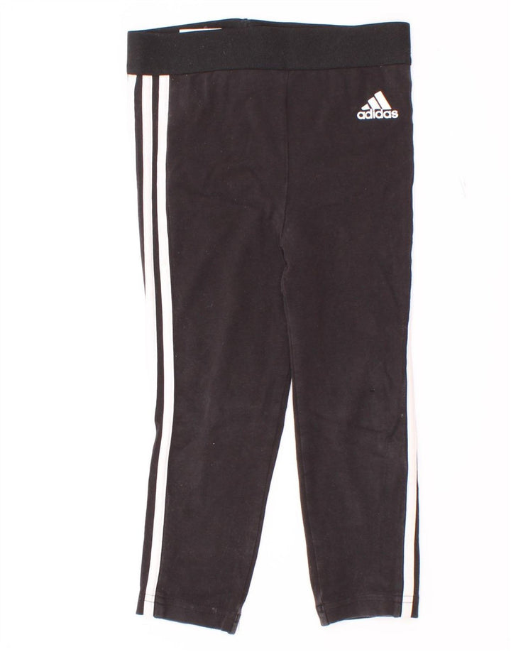 Adidas pigeleggings 2-3 år sort bomuld