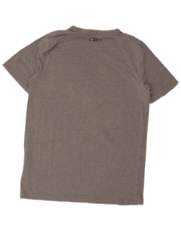 Under Armour Boys Regular T-Shirt Top 13-14 år XL Grå Bomuld