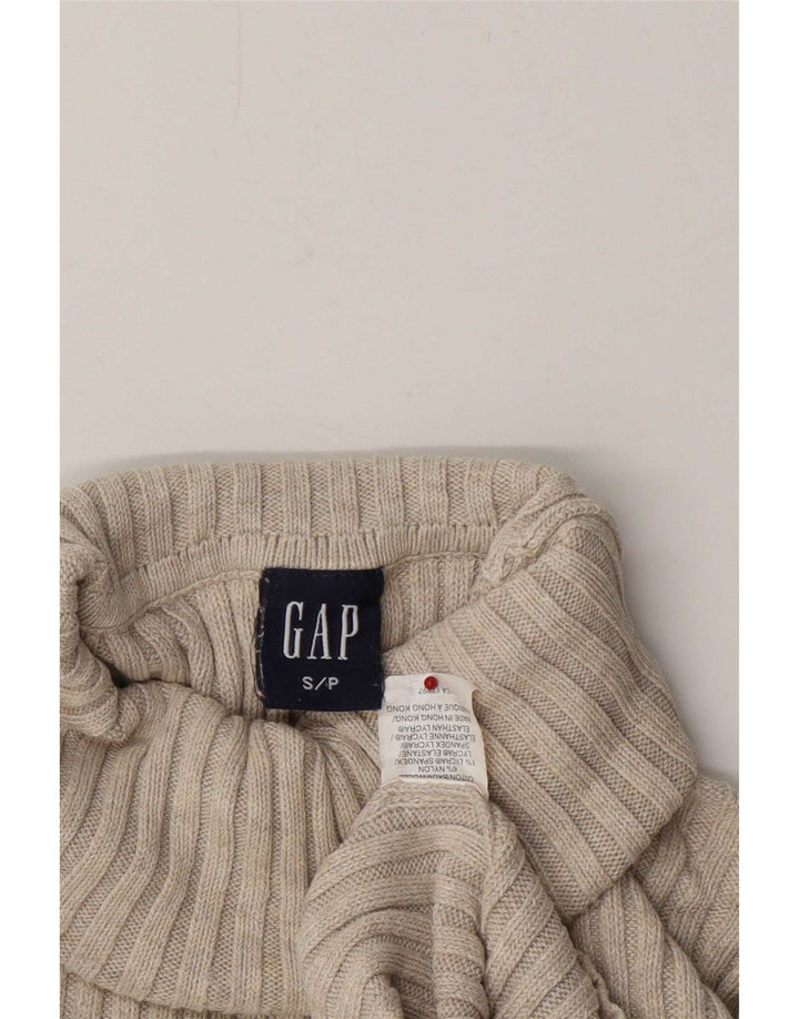 Gap Dame Rullehals sweater UK 10 Small Grey Cotton