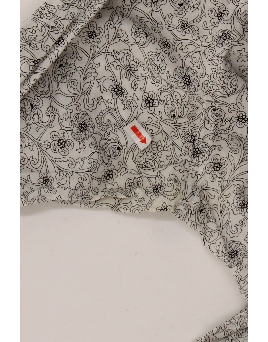 TED BAKER Herreskjorte str. 3 Medium Hvid blomstret bomuld