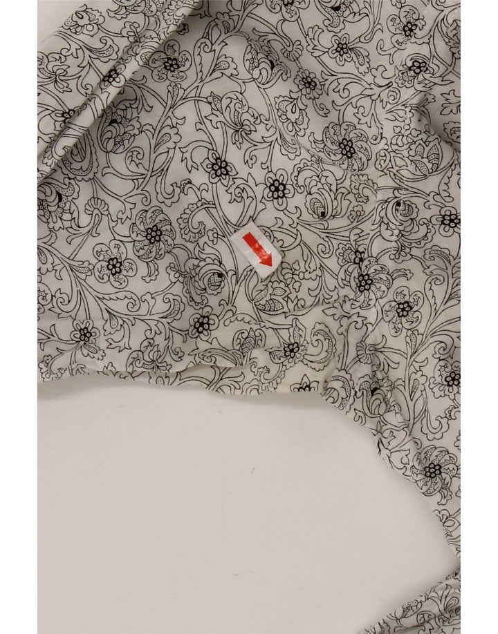 TED BAKER Herreskjorte str. 3 Medium Hvid blomstret bomuld