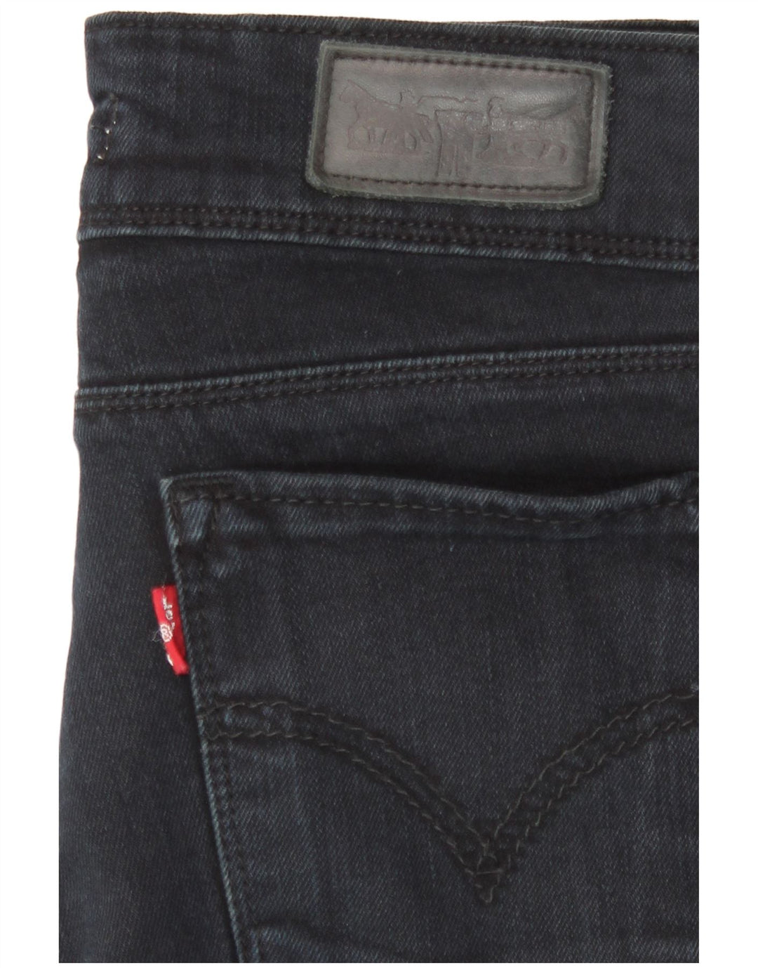 Levi's Dame 571 Slim Jeans W26 L28 Marineblå
