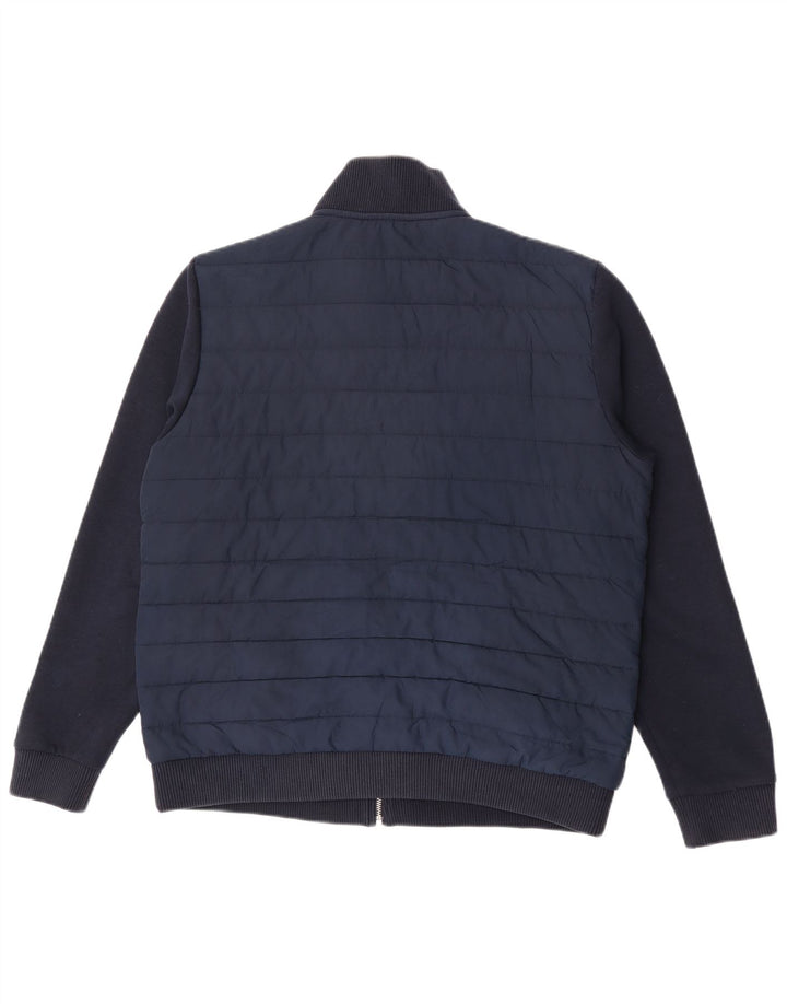 Marks & Spencer Polstret Herrejakke UK 42 XL Navy Blue Polyester