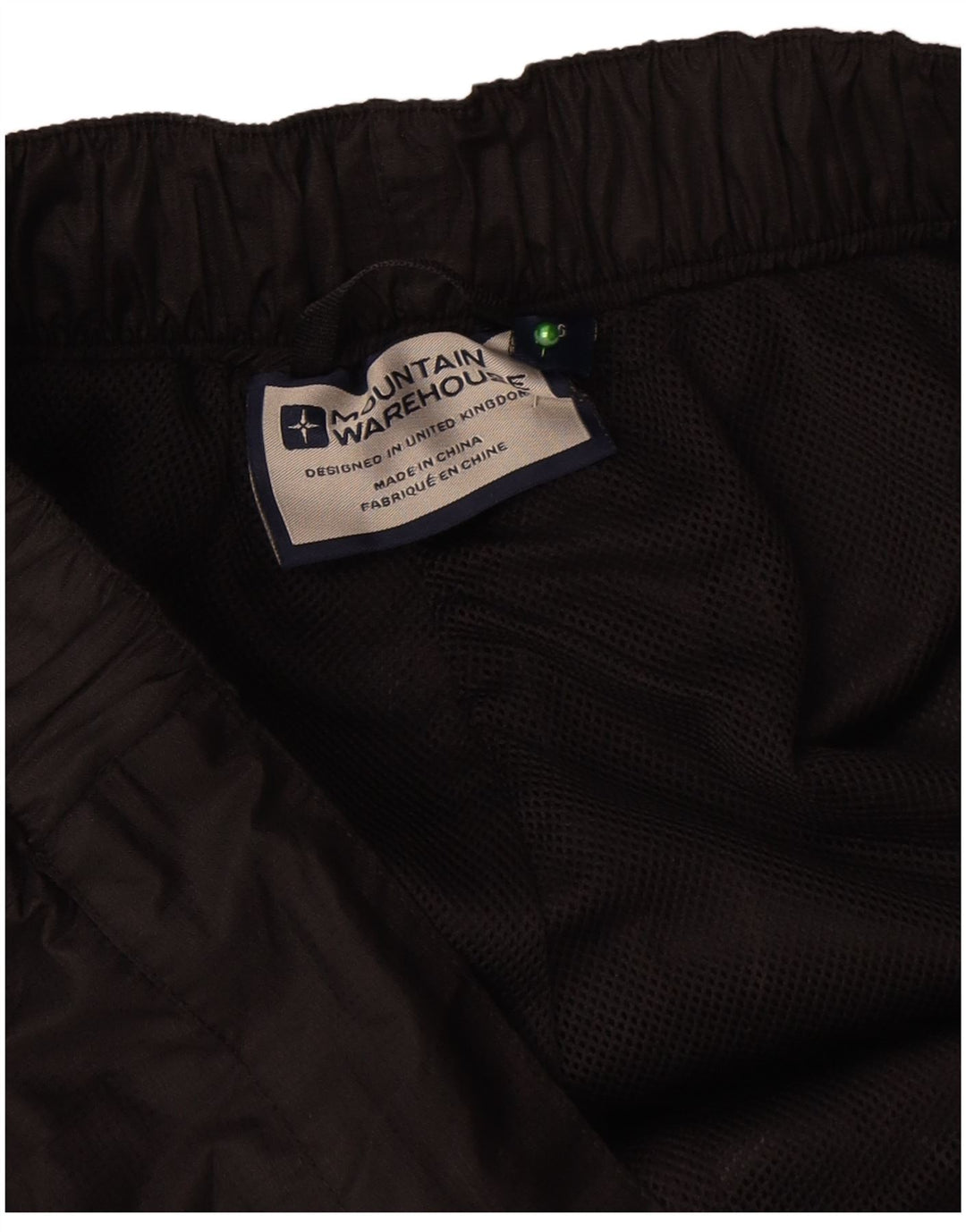 Mountain Warehouse Herre lige vandtætte bukser Large W36 L31 Sort