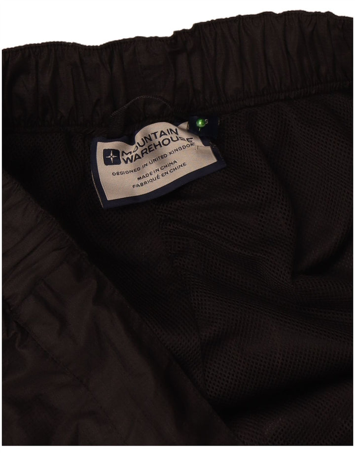 Mountain Warehouse Herre lige vandtætte bukser Large W36 L31 Sort