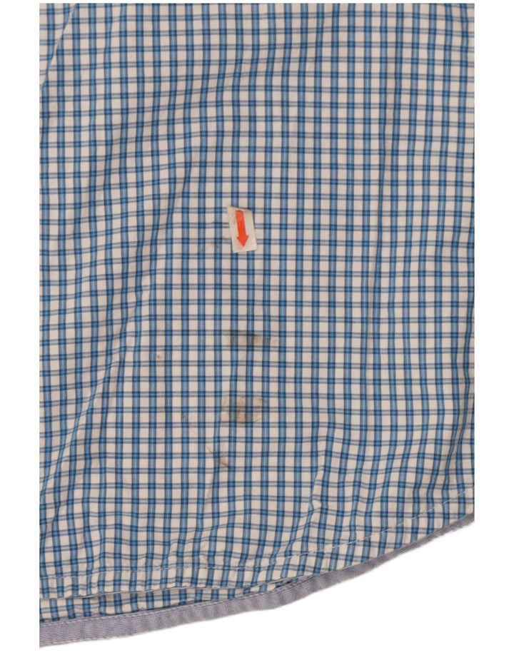 Tommy Hilfiger Herre Classic Fit skjorte XL Blå Gingham Bomuld