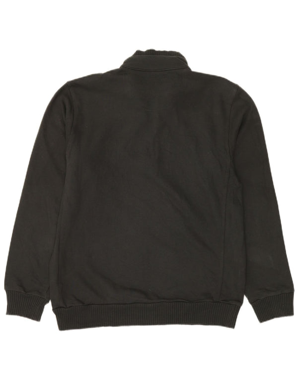 Champion Herre Classics Zip Neck Sweatshirt Jumper Medium Sort Bomuld