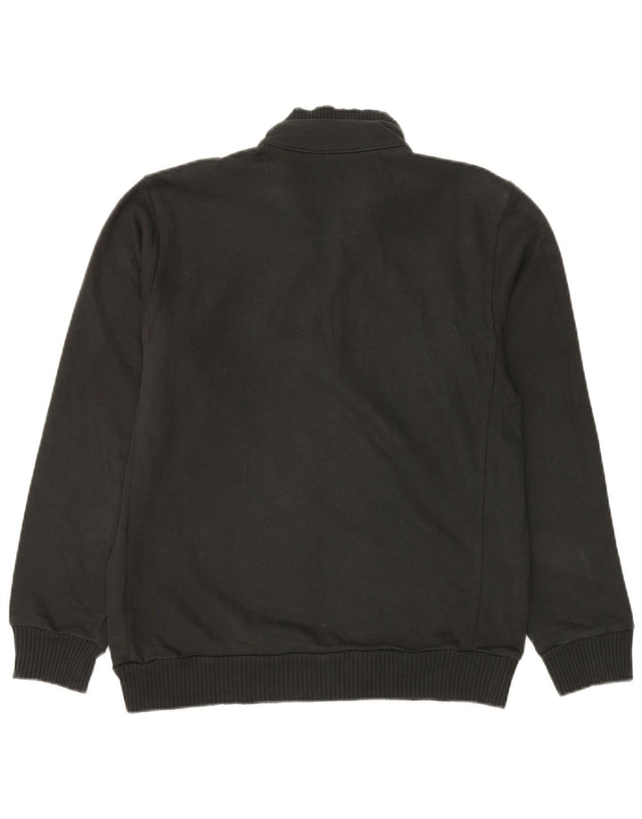 Champion Herre Classics Zip Neck Sweatshirt Jumper Medium Sort Bomuld