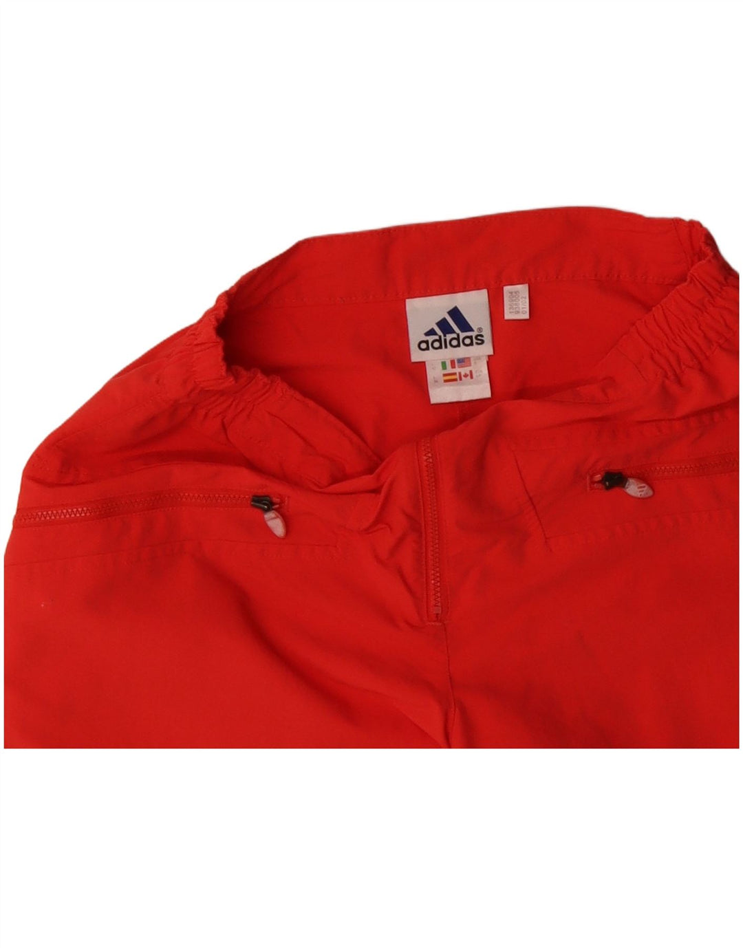 ADIDAS Bermuda Shorts til kvinder UK 10 Small W28 Orange Polyamid