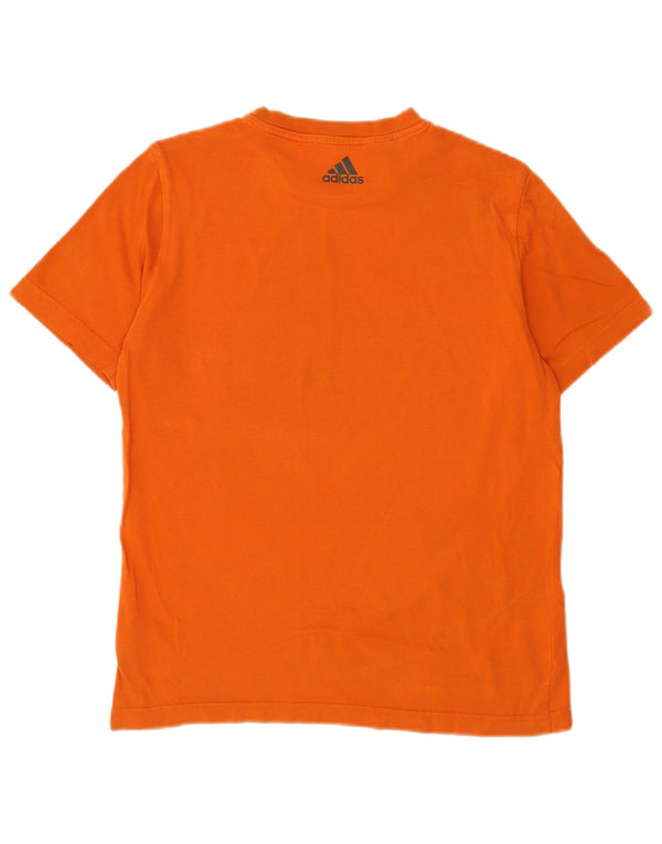 Adidas drenge grafisk t-shirt top 13-14 år orange bomuld