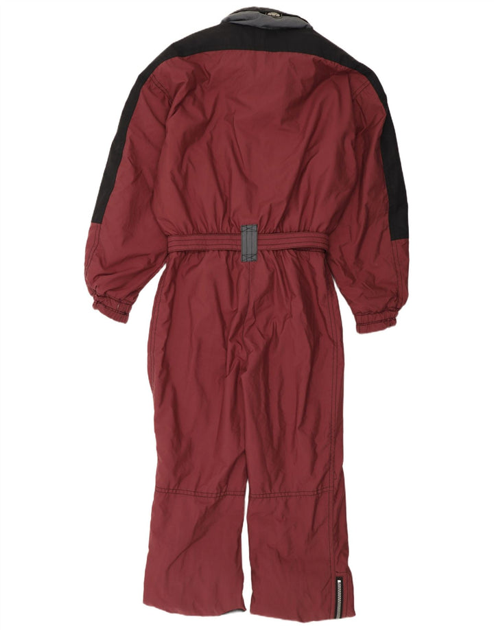 ELLESSE Ski Jumpsuit til mænd IT 52 XL Burgundy Colourblock Polyamid