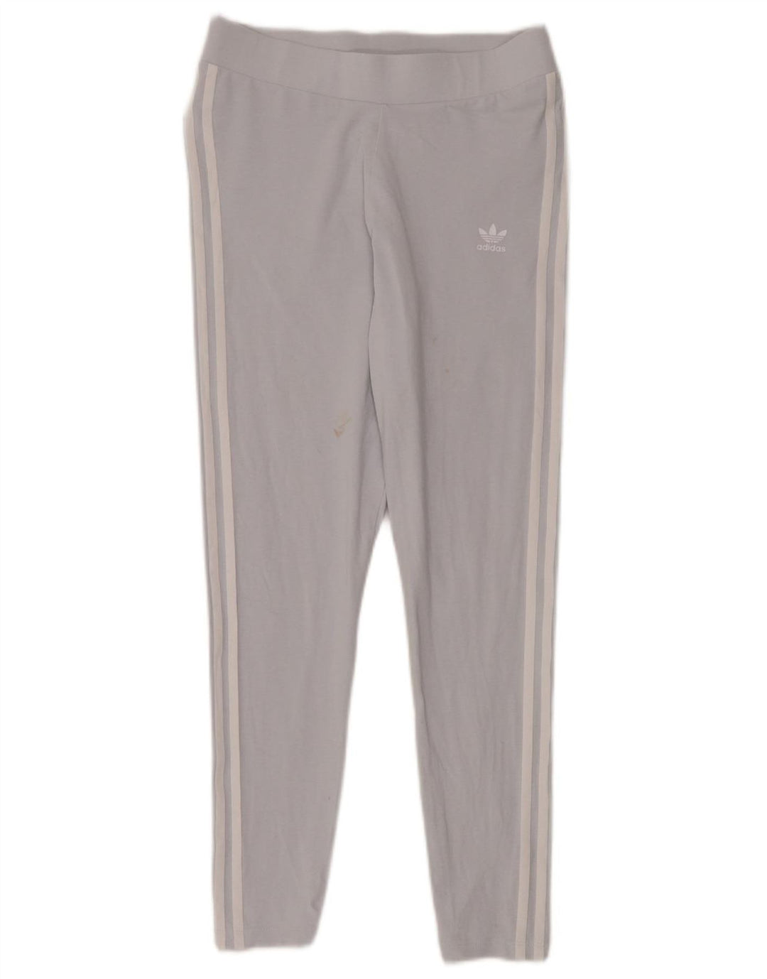 ADIDAS Dame Leggings UK 16 Stor Blå Bomuld