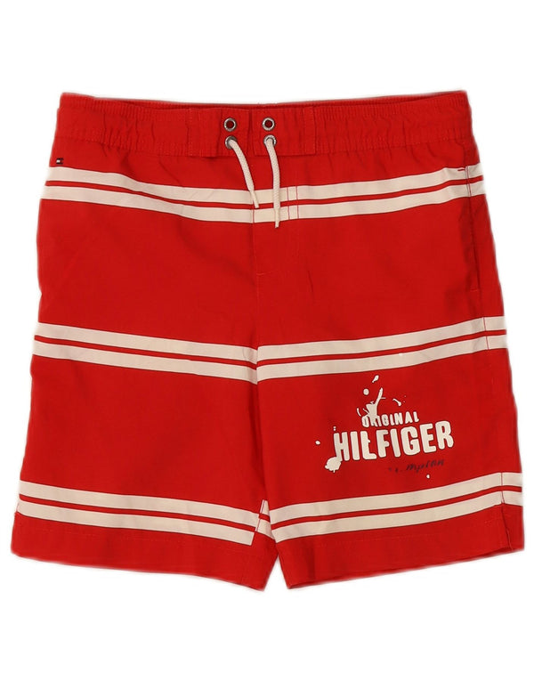 Tommy Hilfiger drenge grafiske badeshorts 5-6 år rødstribede