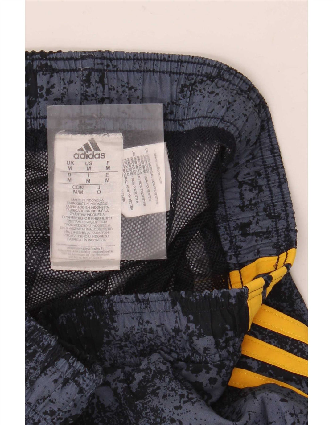 Adidas Herre Sportshorts Medium Grey Tie Dye Polyester