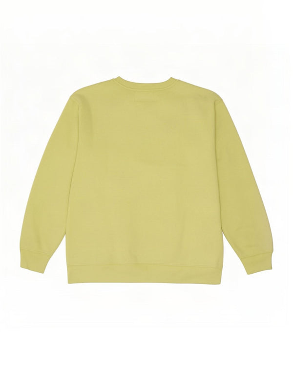 Calvin Klein Jeans Dame Grafisk Sweatshirt Jumper UK 18 XL Grøn
