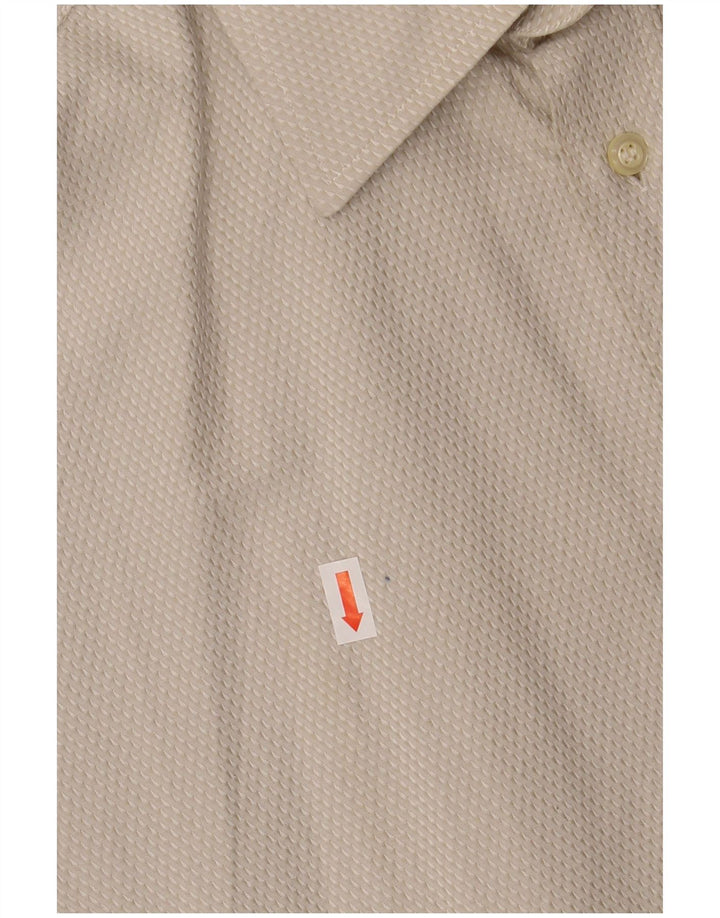ROCCOBAROCCO Herreskjorte Str. 41 16 Stor Beige Bomuld