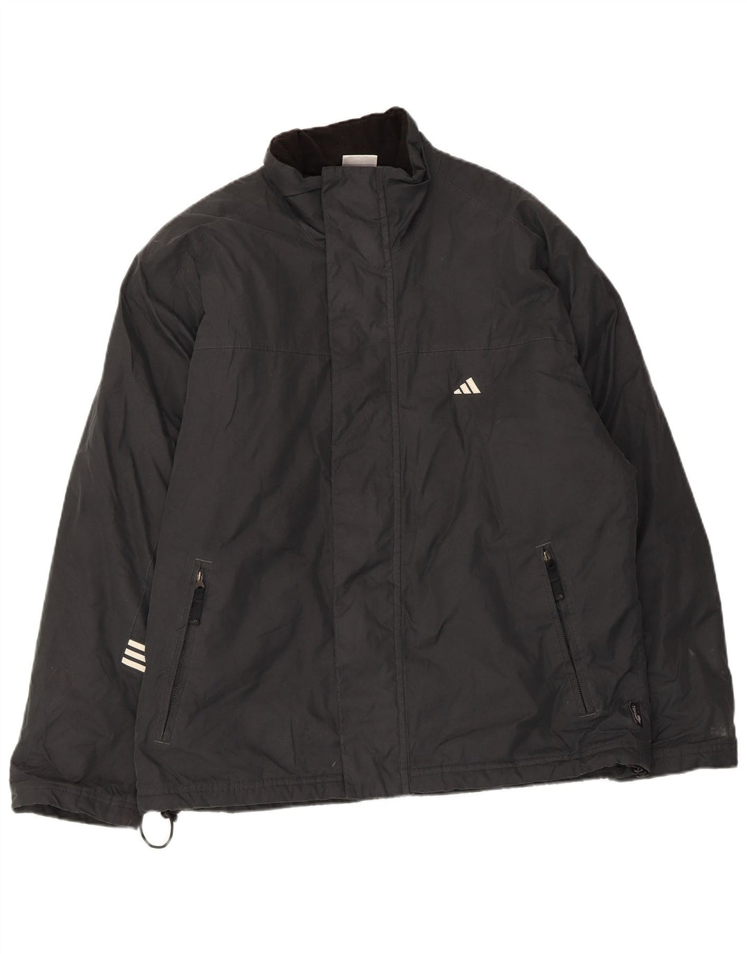 Adidas Polo Shirt til mænd UK 38 Medium Grå Polyamid
