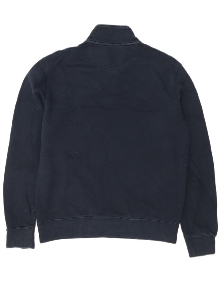 Marks & Spencer Sweatshirt med lynlås til mænd Medium marineblå bomuld