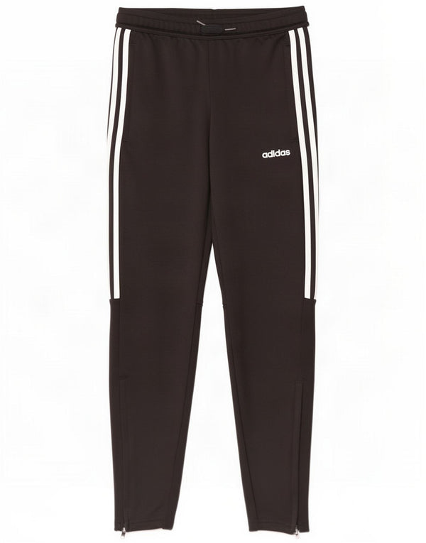 Adidas drenge Climalite træningsdragt bukser 13-14 år sort polyester