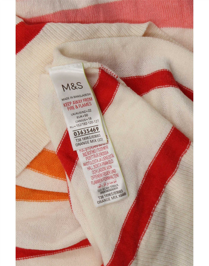 Marks & Spencer Dame sweater med rund hals DK 22 3XL Flerfarvet